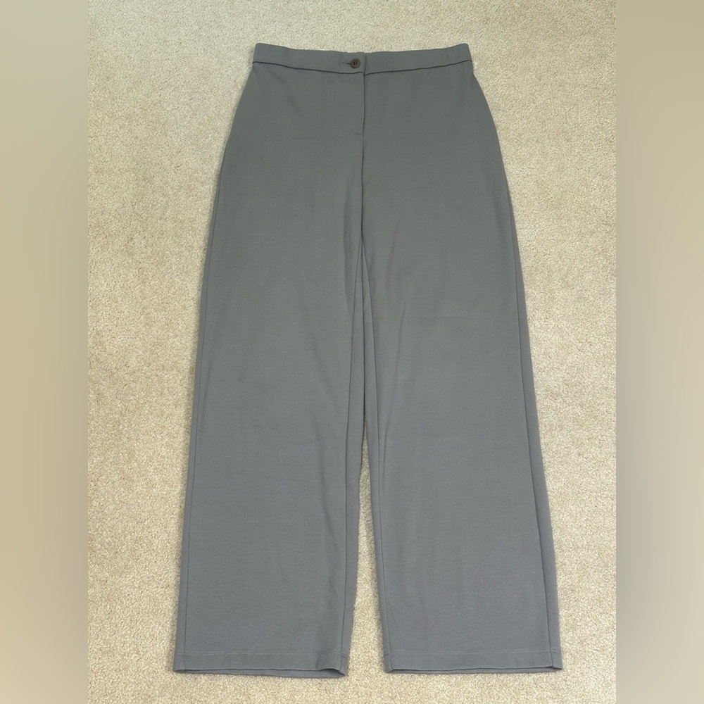 Eileen Fisher Gray Wide Leg Pants